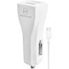 Автомобильное зарядное Digital Part CC-231 (с кабелем USB-C)