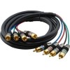 Кабель Kramer Electronics RCA - RCA C-R4VM/R4VM-15 (4.6 м, черный)