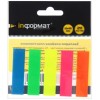 Закладки-разделители пластиковые с липким краем inФормат, 12 x 45 мм, 20 л. x 5 цветов, неон