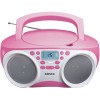 Портативная аудиосистема Lenco SCD-200PK (розовый)