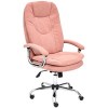 Кресло TetChair Softy LUX (флок, розовый)
