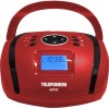 Портативная аудиосистема TELEFUNKEN TF-SRP3449 (красный)